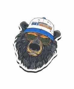 Wild Tribute SkyLift Park, Tennessee Gatlinburg SkyBridge Bear Wooden Magnet