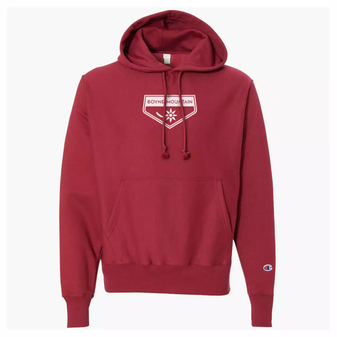 Champion Hoodie Logo Boyne Mountain Eco Powerblend 2 13 Champion Boyne Mountain Eco Powerblend 2 Logo Hoodie