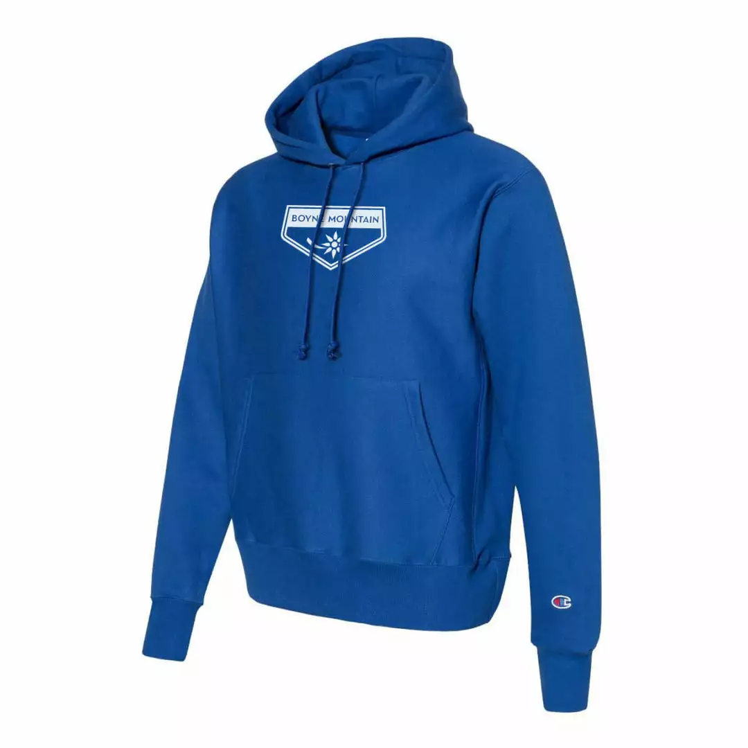Champion Hoodie Logo Boyne Mountain Eco Powerblend 2 3 Champion Boyne Mountain Eco Powerblend 2 Logo Hoodie