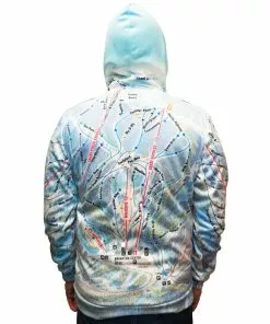 Steezy Brighton Resort Trailmap Adult Hoody Womens