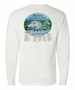 Champion Boyne Highland Women Tee Trailmap Full Color Long Sleeve 7 Champion Boyne Highlands Full Color Trailmap Long Sleeve Tee Womens