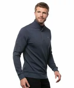 Travis Mathew Men's Cloud Quarter Zip 2.0 Fleece Mens