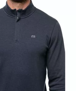 Travis Mathew Men's Cloud Quarter Zip 2.0 Fleece Mens