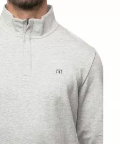 Travis Mathew Men's Cloud Quarter Zip 2.0 Fleece Mens
