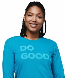 Womens Cotopaxi Women's LS Do Good T-Shirt