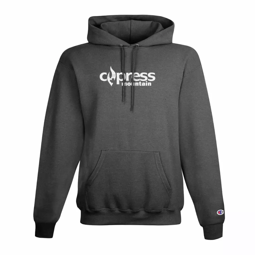 Champion Hoodie Logo Cypress Mountain Eco Powerblend 2 5 Champion Cypress Mountain Eco Powerblend 2 Logo Hoodie