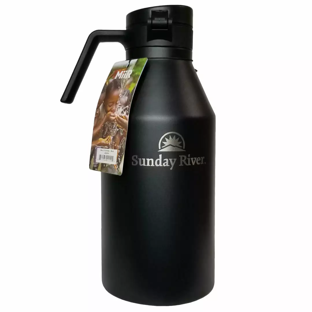 Miir Sunday River, Bottle 64Oz Locking Lid Vacuum Insulated Maine Sunday River Growler 4 Miir Sunday River, Maine Sunday River Growler 64oz Vacuum Insulated Bottle With Locking Lid