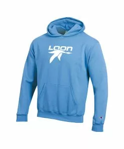 Champion Loon Mountain Logo Youth Powerblend Hoodie