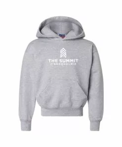 Powerblend Champion The Summit At Snoqualmie Youth Hoodie Logo 13 Champion The Summit At Snoqualmie Logo Youth Powerblend Hoodie