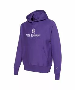 Champion The Summit At Snoqualmie Logo Youth Powerblend Hoodie