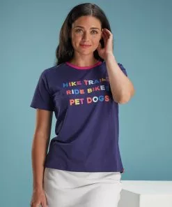 Krimson Klover Women's Alia Graphic Short Sleeve Top Womens