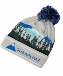 Sugarloaf, Maine Locale Sugarloaf Logo Custom Beanie CB29