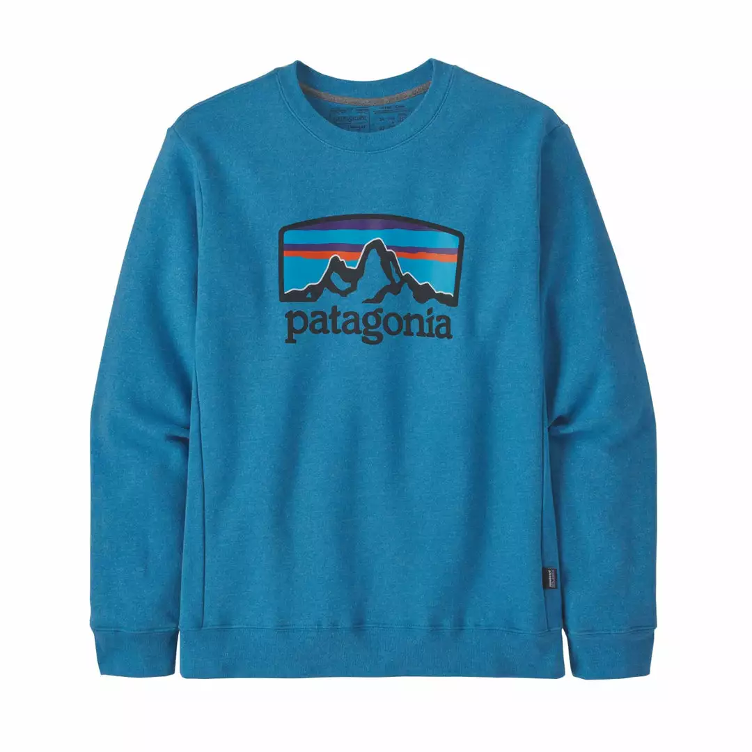 Fitz Roy Patagonia Men Men' Sweatshirt Uprisal Crew Horizona 3 Patagonia Men's Fitz Roy Horizona Uprisal Crew Sweatshirt Mens