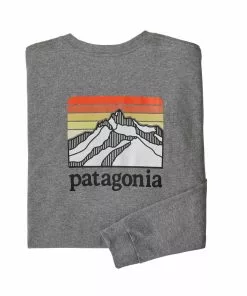 Shirts Patagonia Men's Long Sleeve Line Logo Ridge Responsibili-Tee
