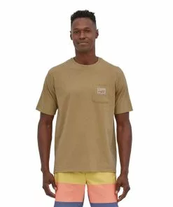 Mens Patagonia Men's Quality Surf Pocket Respnsibili-Tee