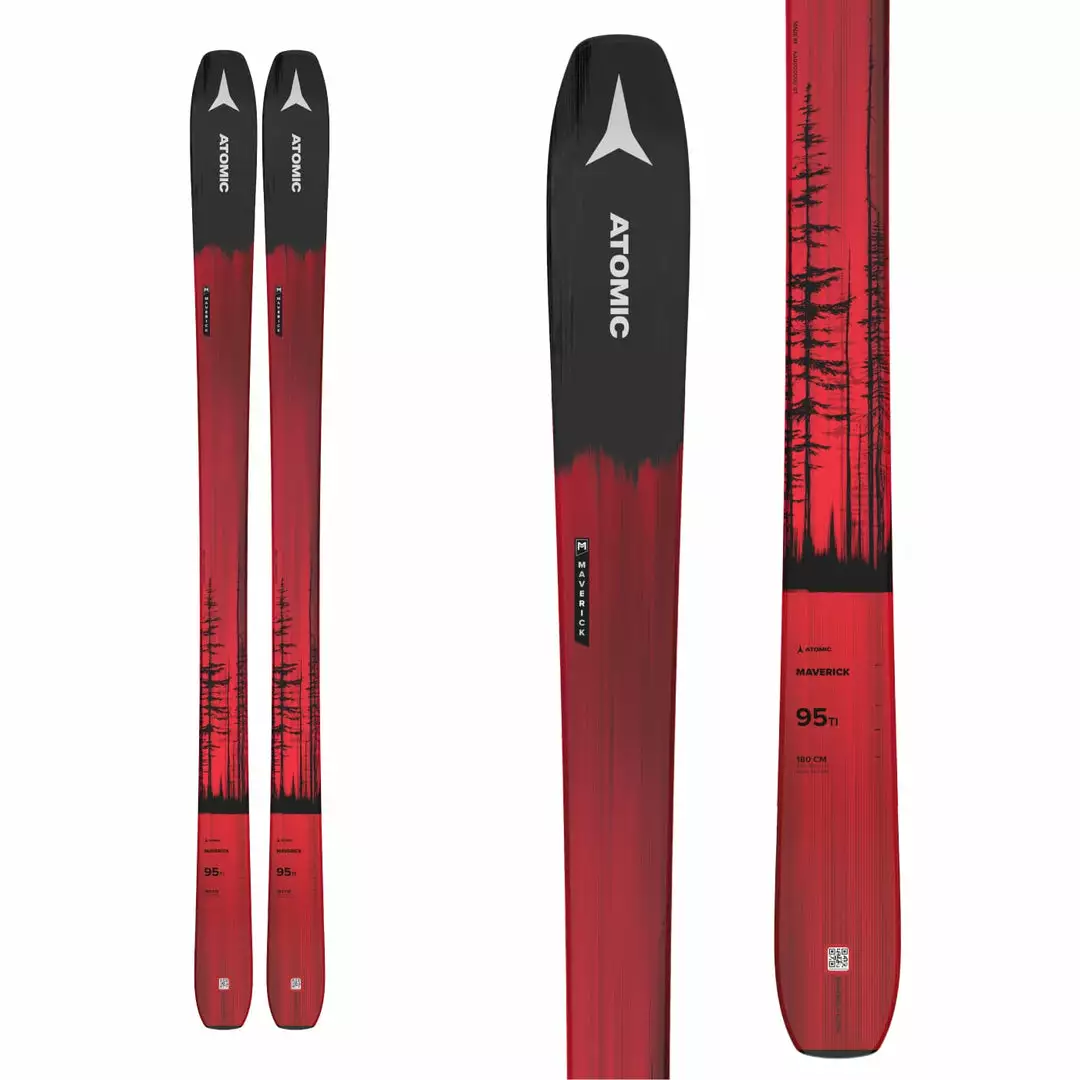 Maverick Men' Equipment 95 Ti Ski Atomic 2022 3 Equipment Atomic Men's Maverick 95 TI Ski 2022
