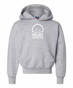 Champion Big Sky Logo Youth Powerblend Hoodie