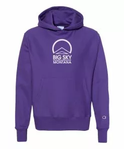 Champion Youth Hoodie Logo Big Sky Powerblend 13 Champion Big Sky Logo Youth Powerblend Hoodie