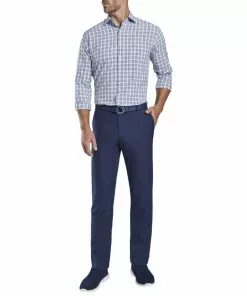 Mens Peter Millar Men's Baldwin Performance Poplin Sport Shirt