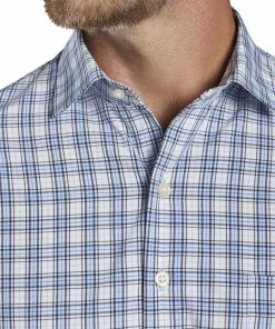 Mens Peter Millar Men's Baldwin Performance Poplin Sport Shirt