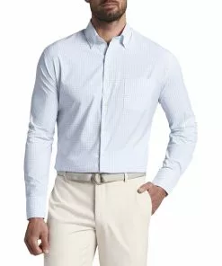 Peter Millar Men's Captain Performance Sport Shirt