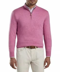 Peter Millar Men's Crown Soft Qtr Zip Sweater