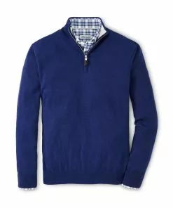 Peter Millar Men's Crown Soft Qtr Zip Sweater