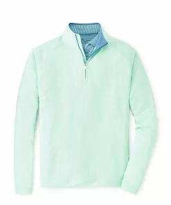Peter Millar Men's Seaside Natural Touch 1/4 Zip Pullover