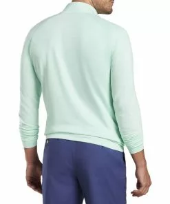Peter Millar Men's Seaside Natural Touch 1/4 Zip Pullover