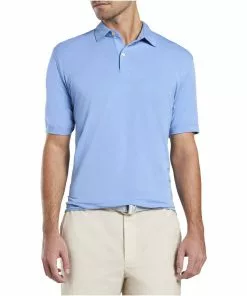 Peter Millar Men's Seaside Natural Touch Polo Mens