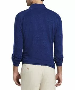 Peter Millar Men's Seaside Natural Touch 1/4 Zip Pullover