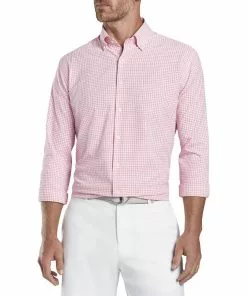 Peter Millar Men's Willie Performance Poplin Sport Shirt Mens
