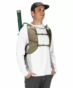 Simms Flyweight Pack Fishing Vest Activities