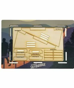 M & W Design SkyLift Park, Tennessee Gatlinburg SkyBridge Wood Photo Frame