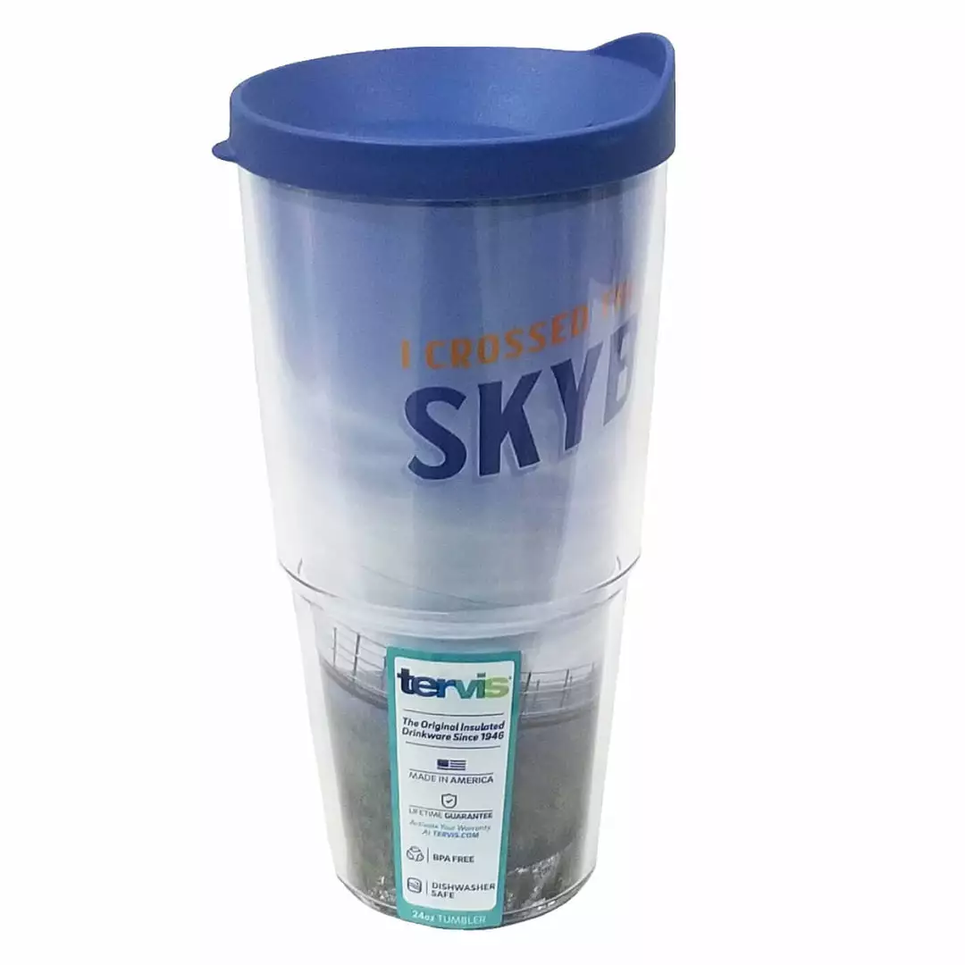 Skybridge Tervi Tennessee Gatlinburg Tumbler Photo Wrap Skylift Park, 24Oz Lid 6 Tervis SkyLift Park, Tennessee Gatlinburg SkyBridge Photo Wrap 24oz Tumbler With Lid