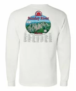 Champion Sunday River Full Color Trailmap Long Sleeve Tee Womens