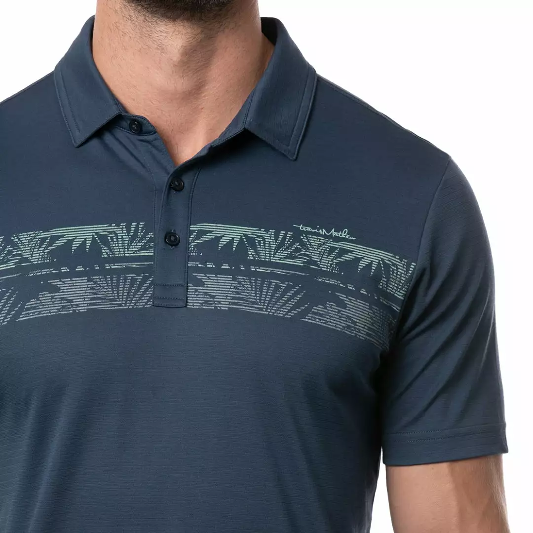 Travis Mathew Men' Shirt Polo Drop Anchor 6 Travis Mathew Men's Drop Anchor Polo Shirt