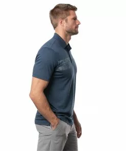 Travis Mathew Men's Drop Anchor Polo Shirt
