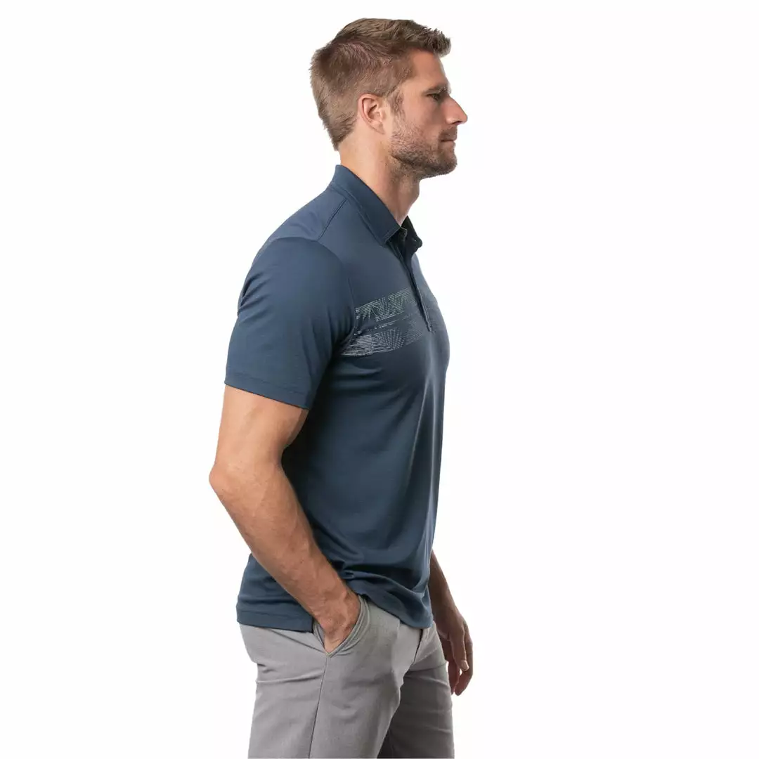 Travis Mathew Men' Shirt Polo Drop Anchor 4 Travis Mathew Men's Drop Anchor Polo Shirt