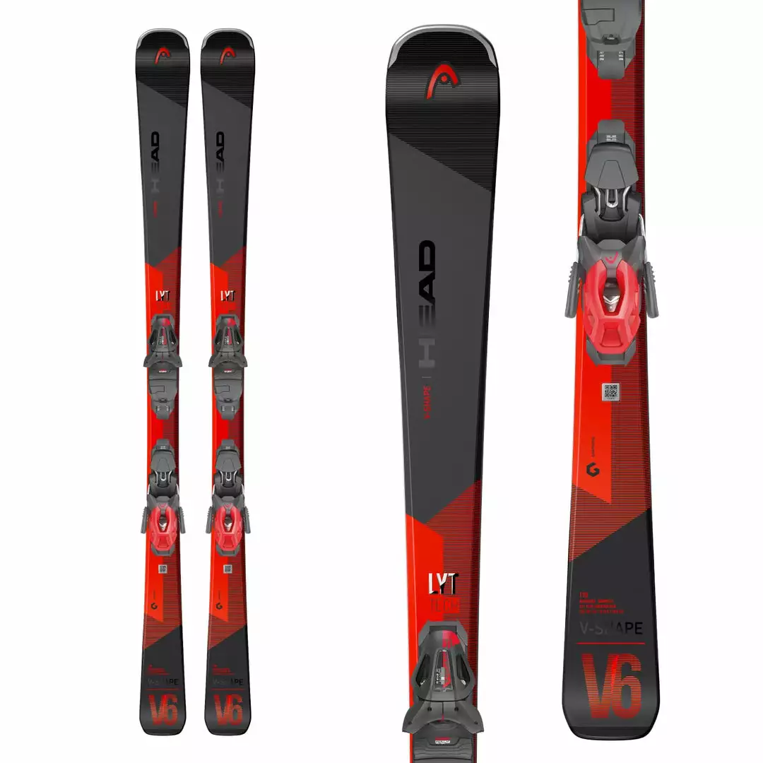 Alpine Men' System Head V6 Ski V-Shape 2022 3 Head Men's V-Shape V6 System Alpine Ski 2022