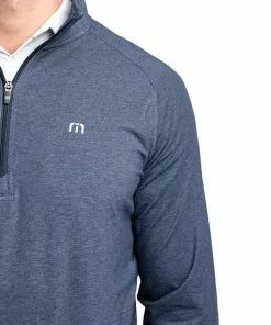 Travis Mathew Men Men' Jacket Zachary Half Zip 17 Mens Travis Mathew Men's Zachary Half Zip Jacket